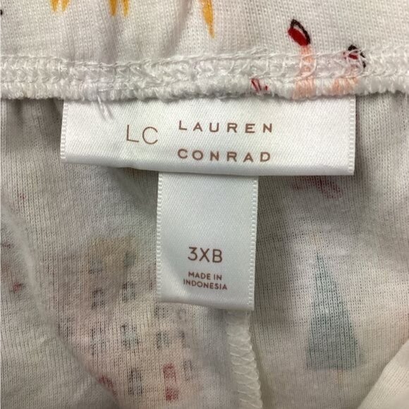 Lauren Conrad Mens Jammies For Your Families Holiday Village Pajama Set 3XLT/B - Picture 9 of 9